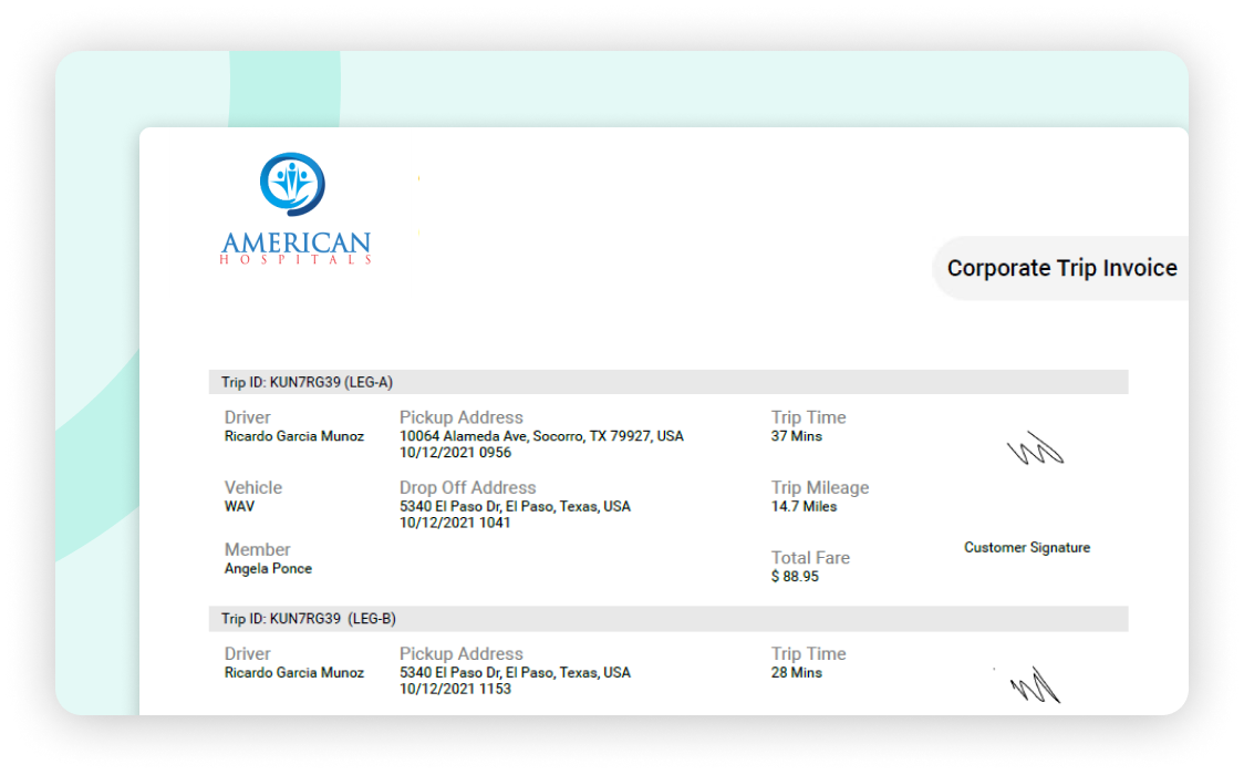 NEMT, NEMT software, NEMT Dispatch Software, History & Reports